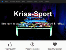Tablet Screenshot of kriss-sport.com